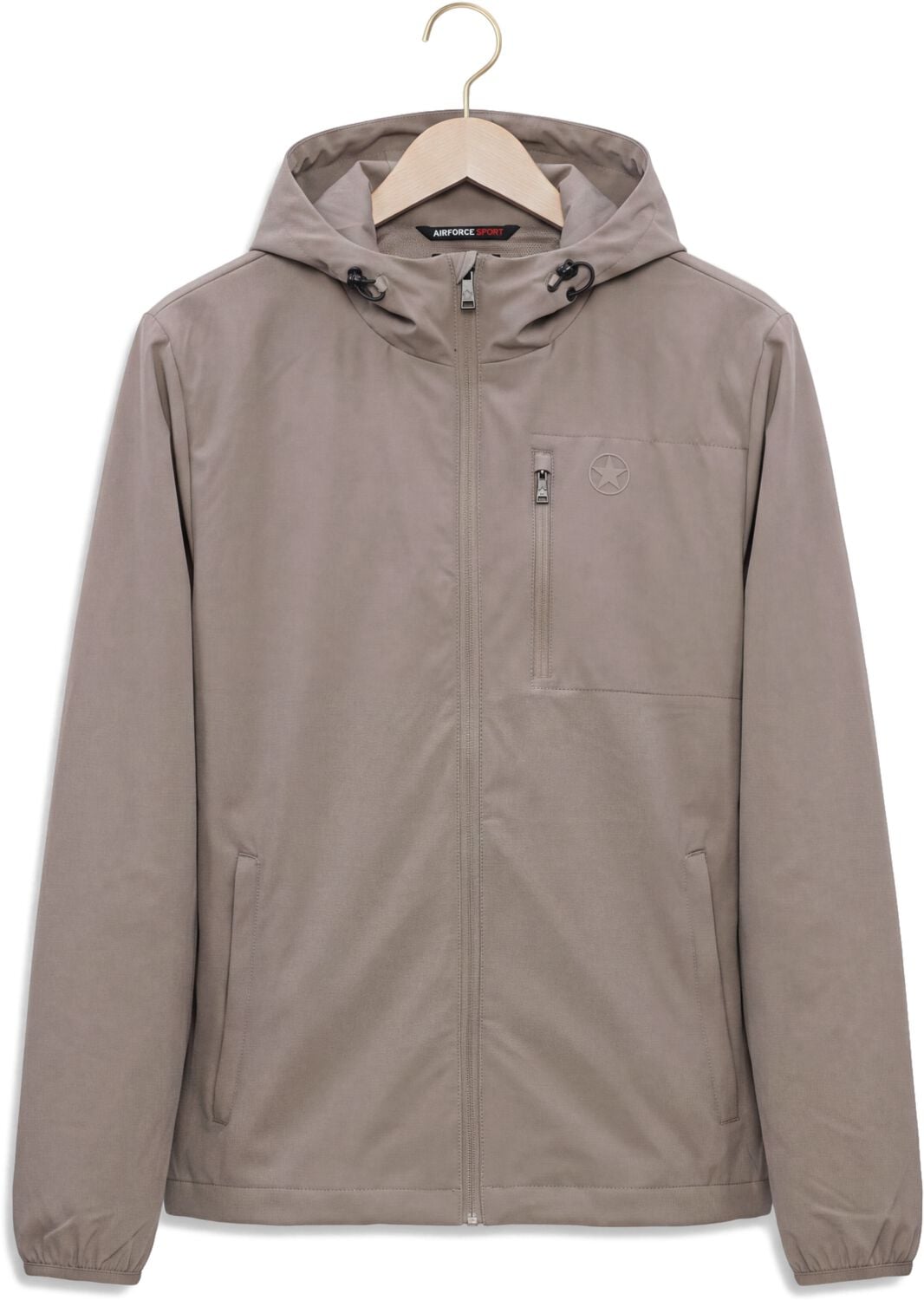 AIRFORCE Heren Jassen Rhett Performance Jacket Taupe