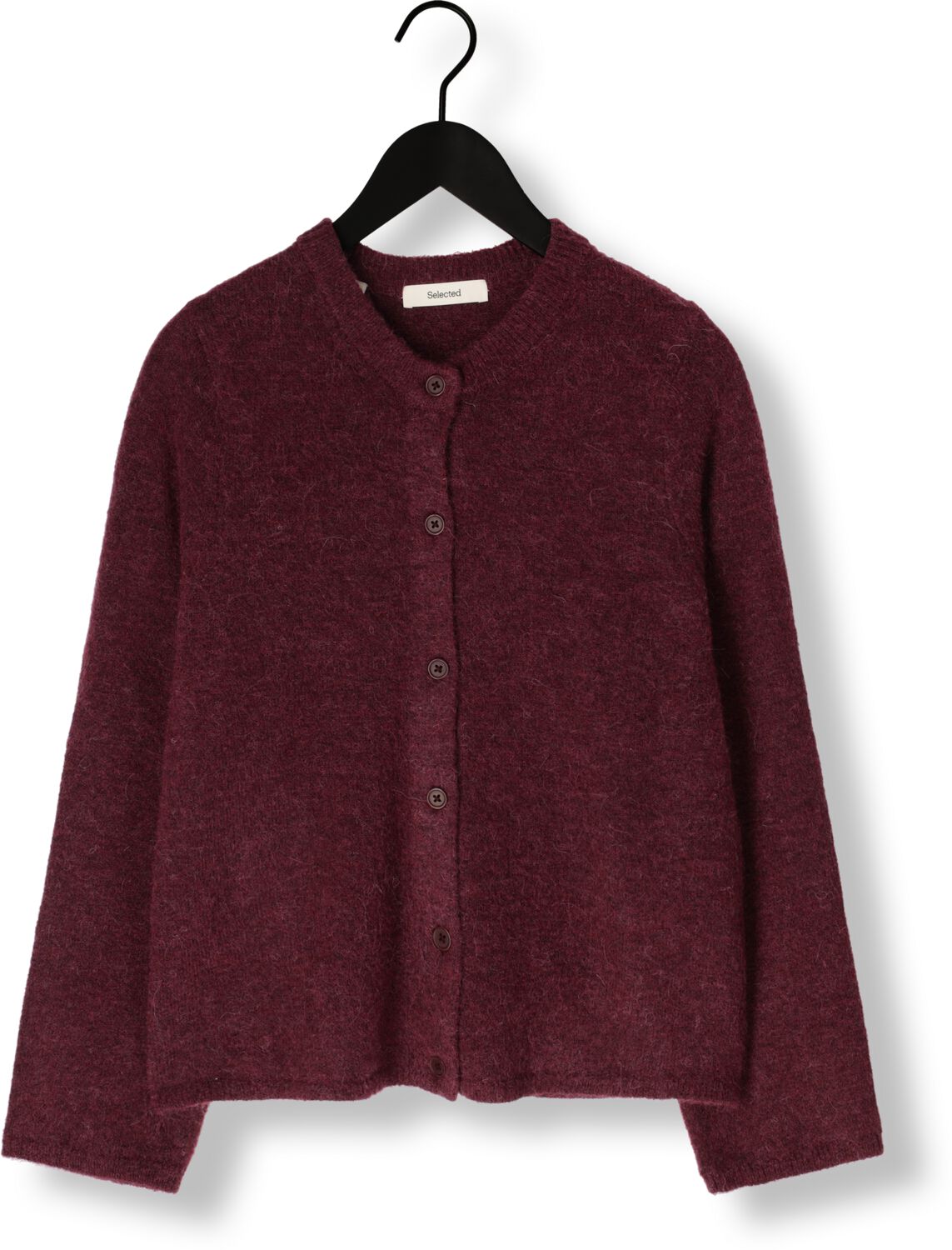SELECTED FEMME Dames Truien & Vesten Slflulu New Ls Knit Cardigan Bordeaux