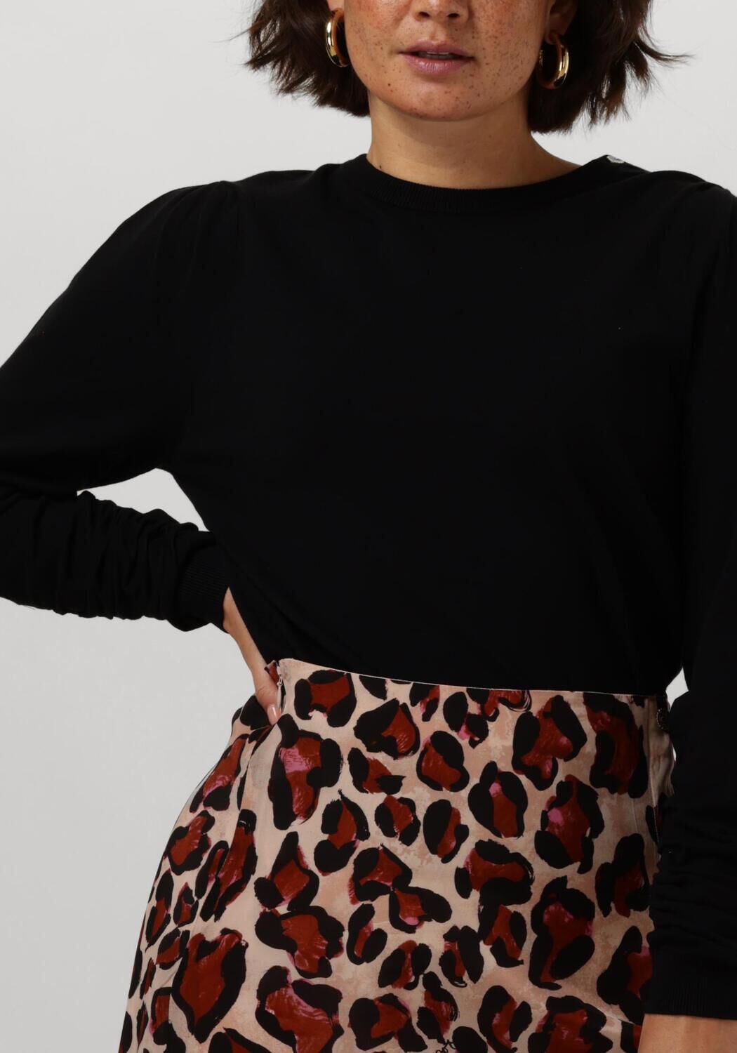 FABIENNE CHAPOT Dames Truien & Vesten Molly Scrunch Pullover Zwart