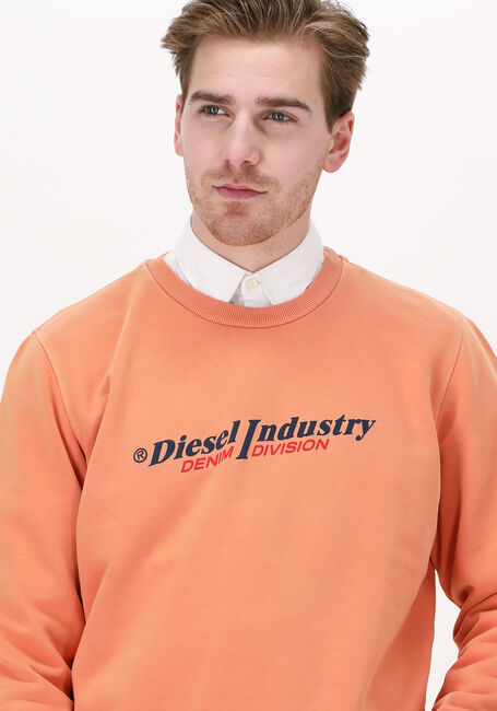 Oranje DIESEL Sweater S-GINN-IND - large