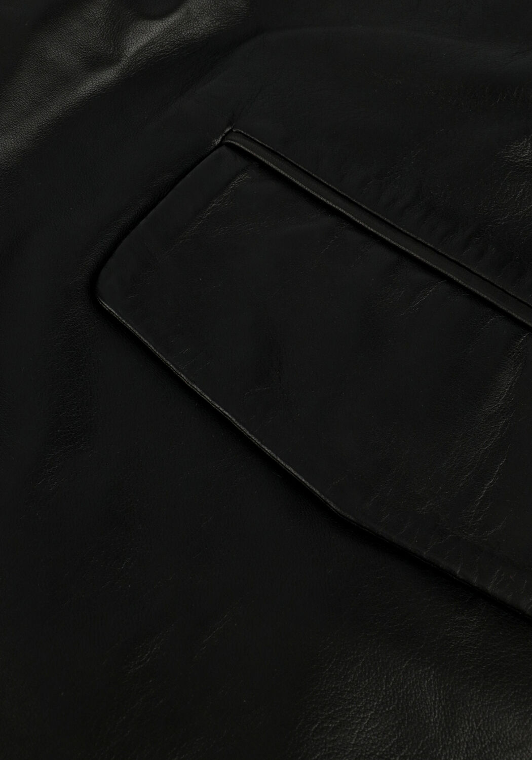 Zwarte CO'COUTURE Mini jurk PHOEBE V-SPENCER LEATHER DRESS - large