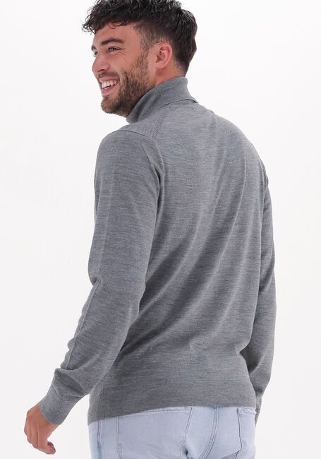Grijze SELECTED HOMME Coltrui TOWN MERINO COOLMAX KNIT ROLL B - large