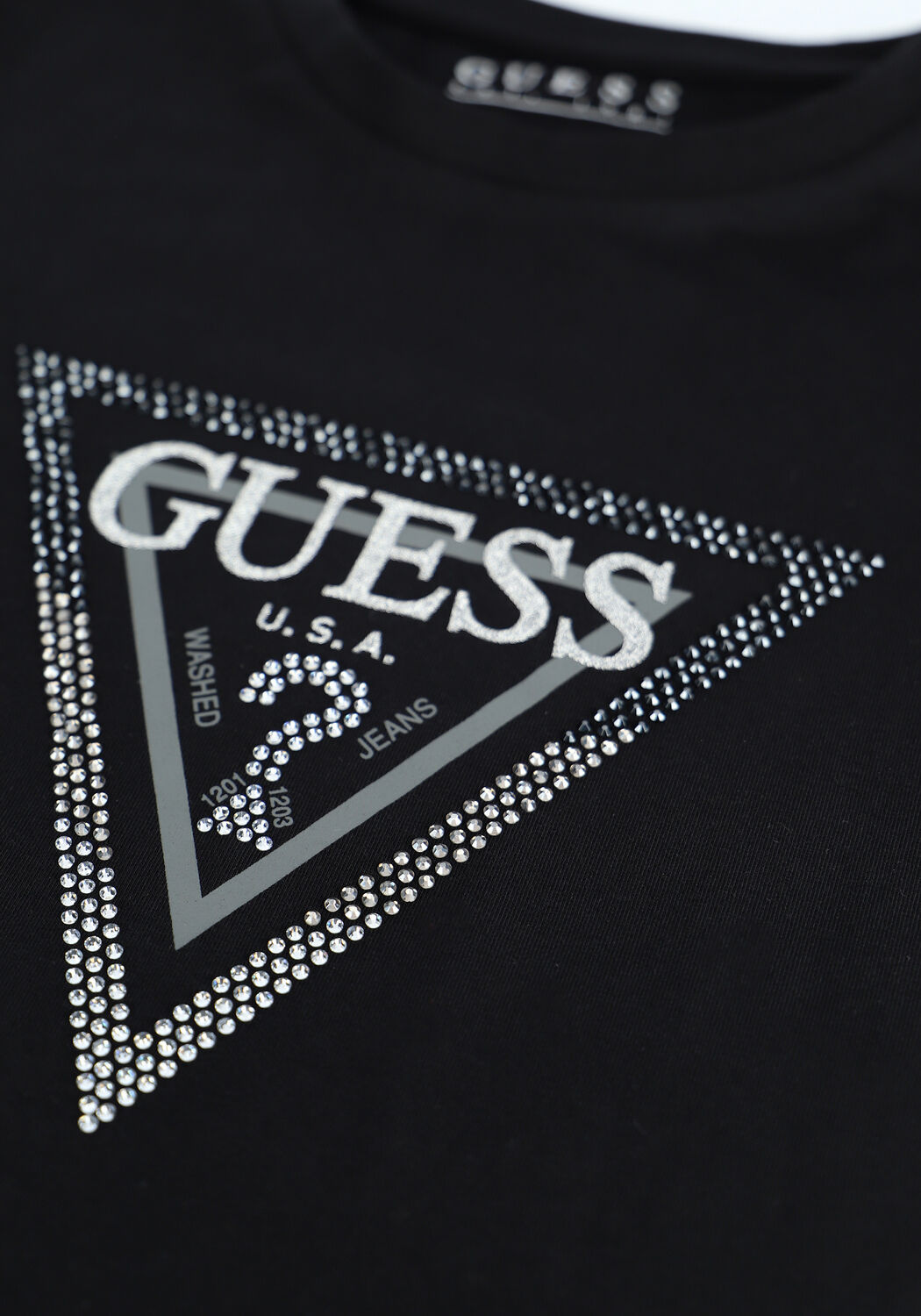 zwarte guess t shirt sscn amalur tee