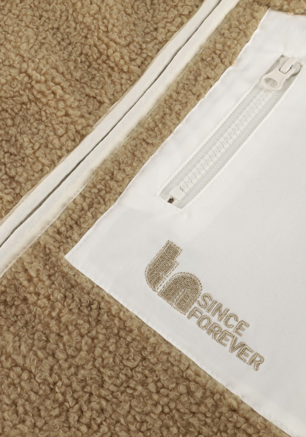 Beige THE NEW Teddy jas TNSTORM - large