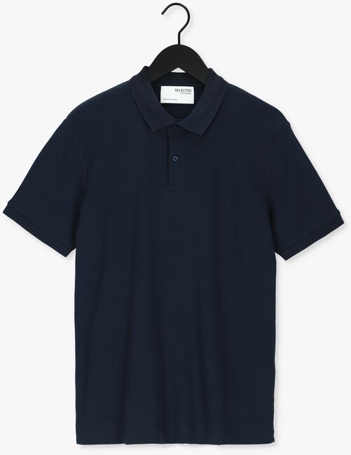 Donkerblauwe SELECTED HOMME Polo SLHPARIS SS POLO B NOOS - large