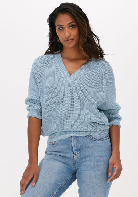 Lichtblauwe BY-BAR Trui LUNE PULLOVER - large
