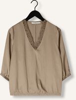 Groene SUMMUM Top LACED V NECK TOP SILKY TOUCH Groene SUMMUM Top LACED V NECK TOP SILKY TOUCH - medium