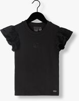 Zwarte NIK & NIK T-shirt VOLANT SLEEVE RIB T-SHIRT - medium