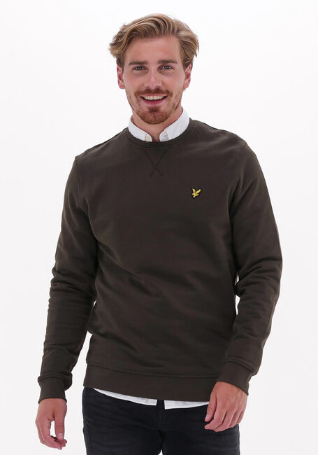 Olijf LYLE & SCOTT Trui CREW NECK SWEATSHIRT - large