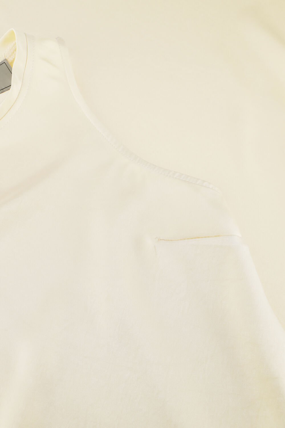 Creme NEO NOIR Maxi jurk CELINIE HEAVY SATEEN DRESS - large