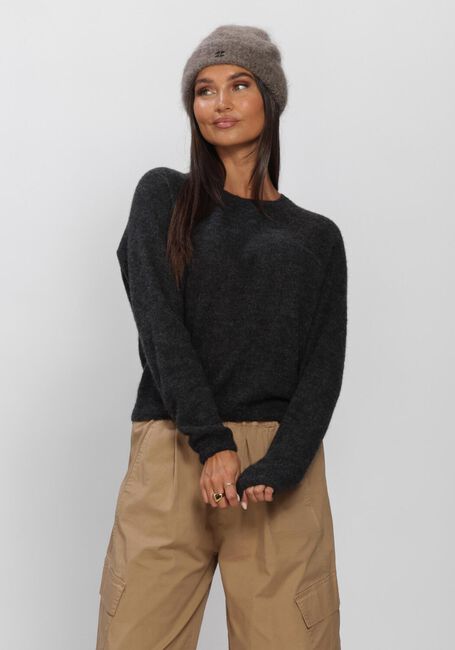 Donkergrijze BY-BAR Trui POLLY PULLOVER - large