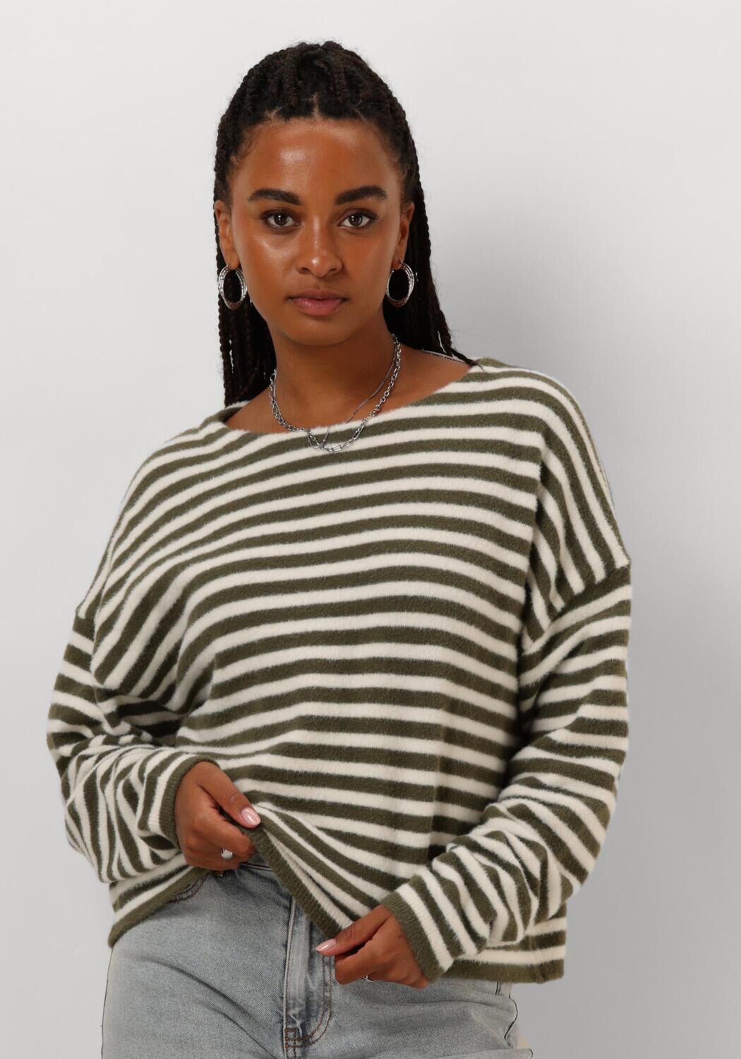 CATWALK JUNKIE Dames Truien & Vesten Relaxed Fit Soft Knit Olijf