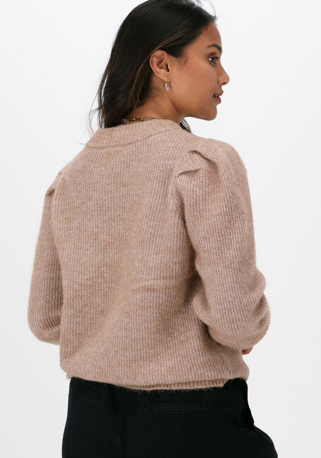 Bruine SELECTED FEMME Trui SLFINNA-MIA LS KNIT O-NECK B - large