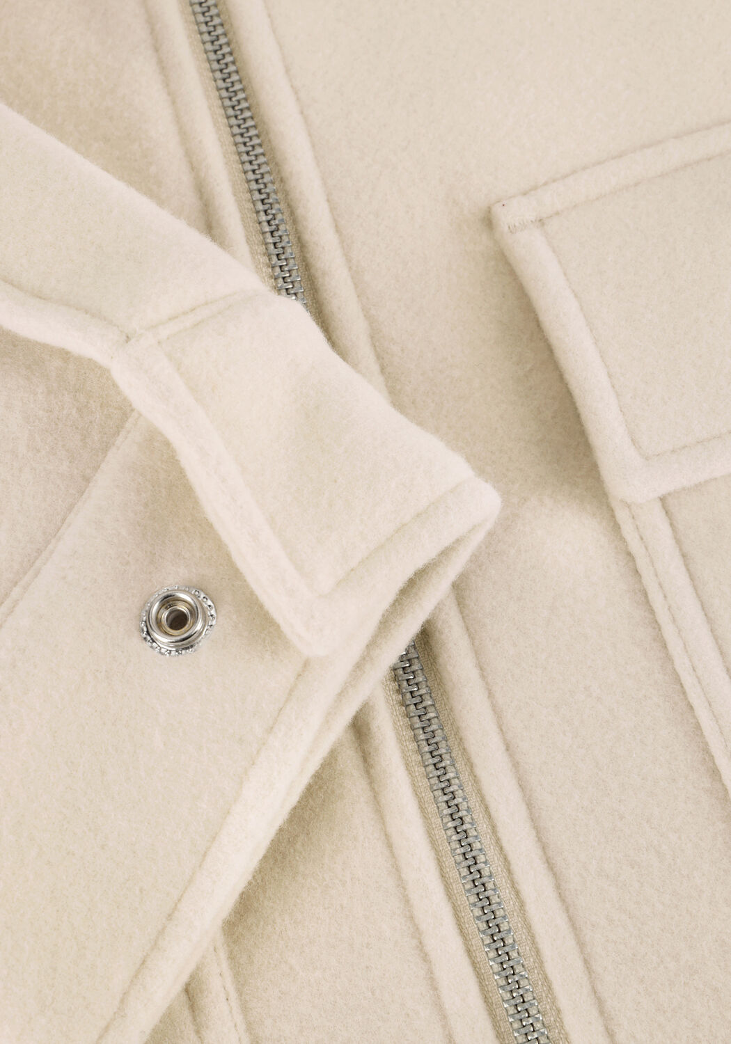 Beige CALVIN KLEIN Jack WOOL BLEND JACK - large