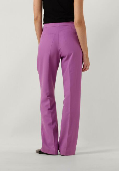 Paarse JANSEN AMSTERDAM Pantalon WQ417 WOVEN WIDE LONG PANTS - large