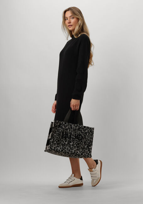 Zwarte DRYKORN Midi jurk ANTONA - large