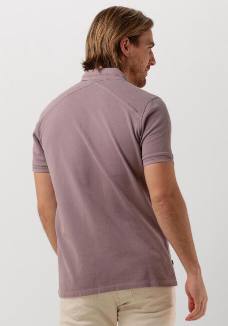 Paarse CAST IRON Polo SHORT SLEEVE POLO INJECTED COTTON PIQUE - large