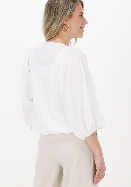 Gebroken wit SUMMUM Blouses TOP SEERSUCKER - large