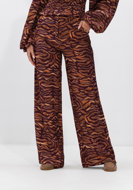 Bruine HARPER & YVE Wijde broek HOLLY-PA - large