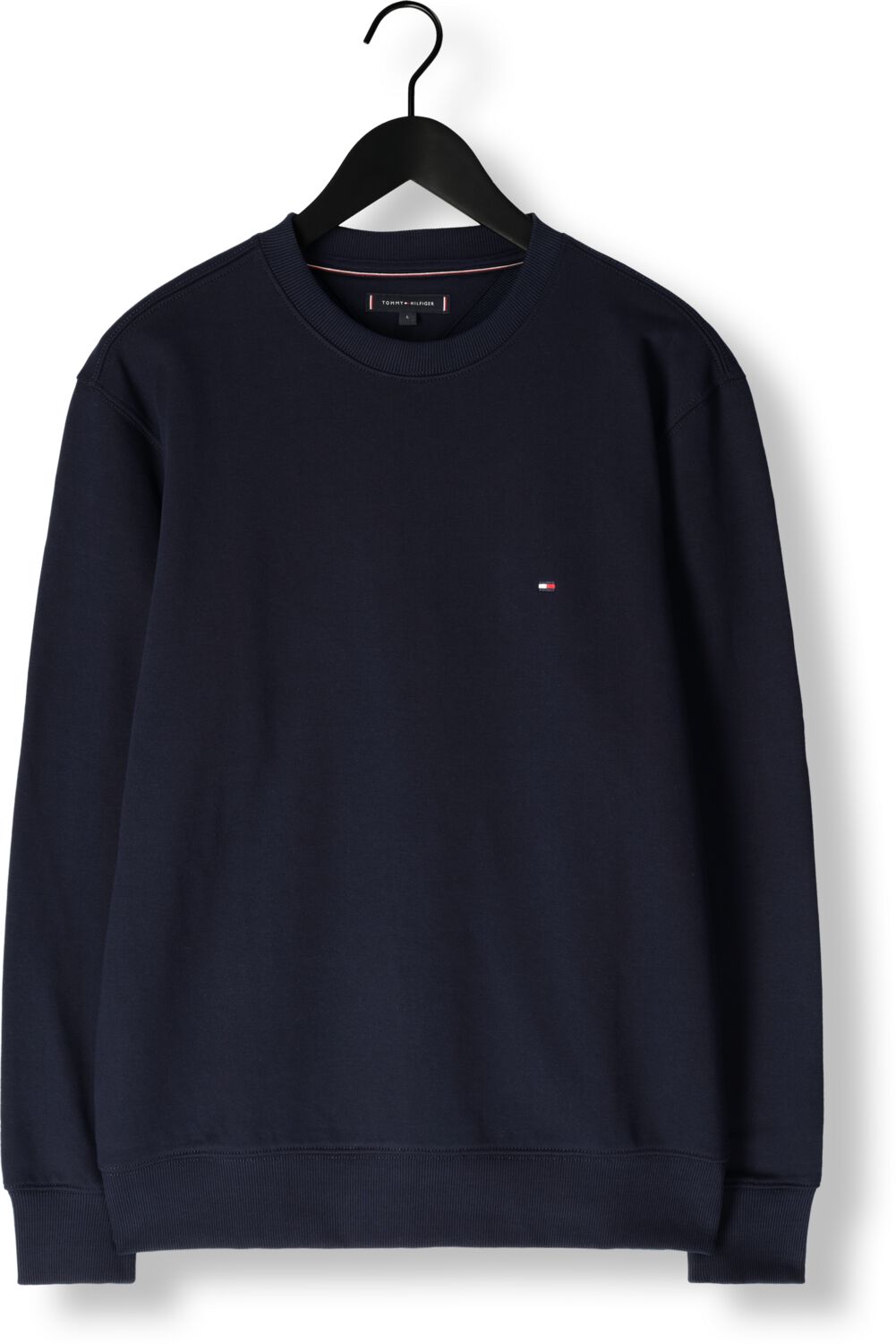 TOMMY HILFIGER Heren Truien & Vesten Essential Terry Crewneck Donkerblauw