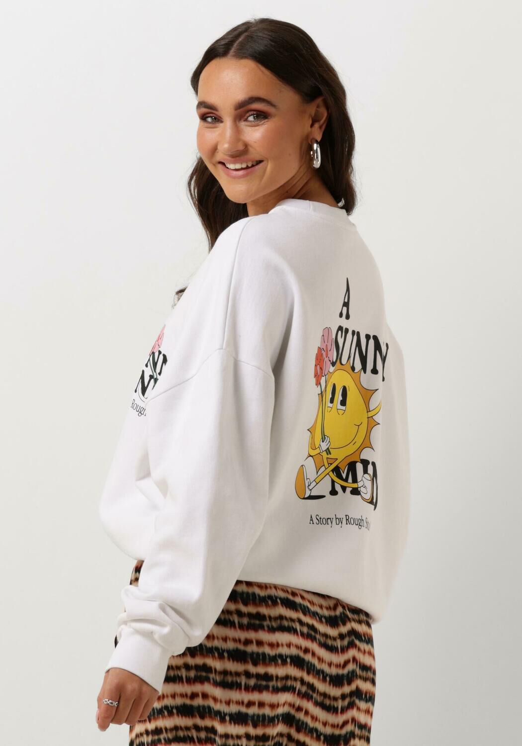 ROUGH STUDIOS Dames Truien & Vesten Sunny Mind Sweatshirt Wit