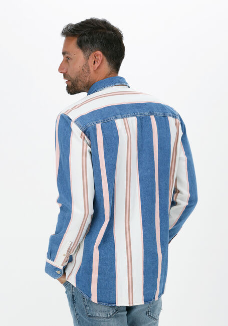 Multi SELECTED HOMME Casual overhemd SLHBRAD 23903 STRIPE LS LOOSE DNMSHIRT U - large