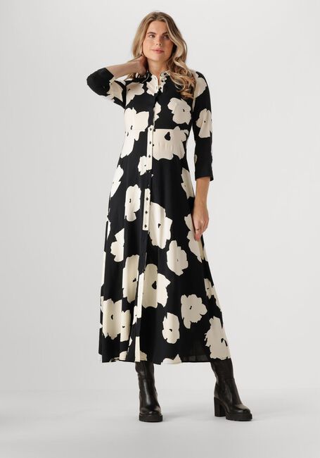 Zwarte Y.A.S. Maxi jurk YASSAVANNA LONG SHIRT DRESS S. - large