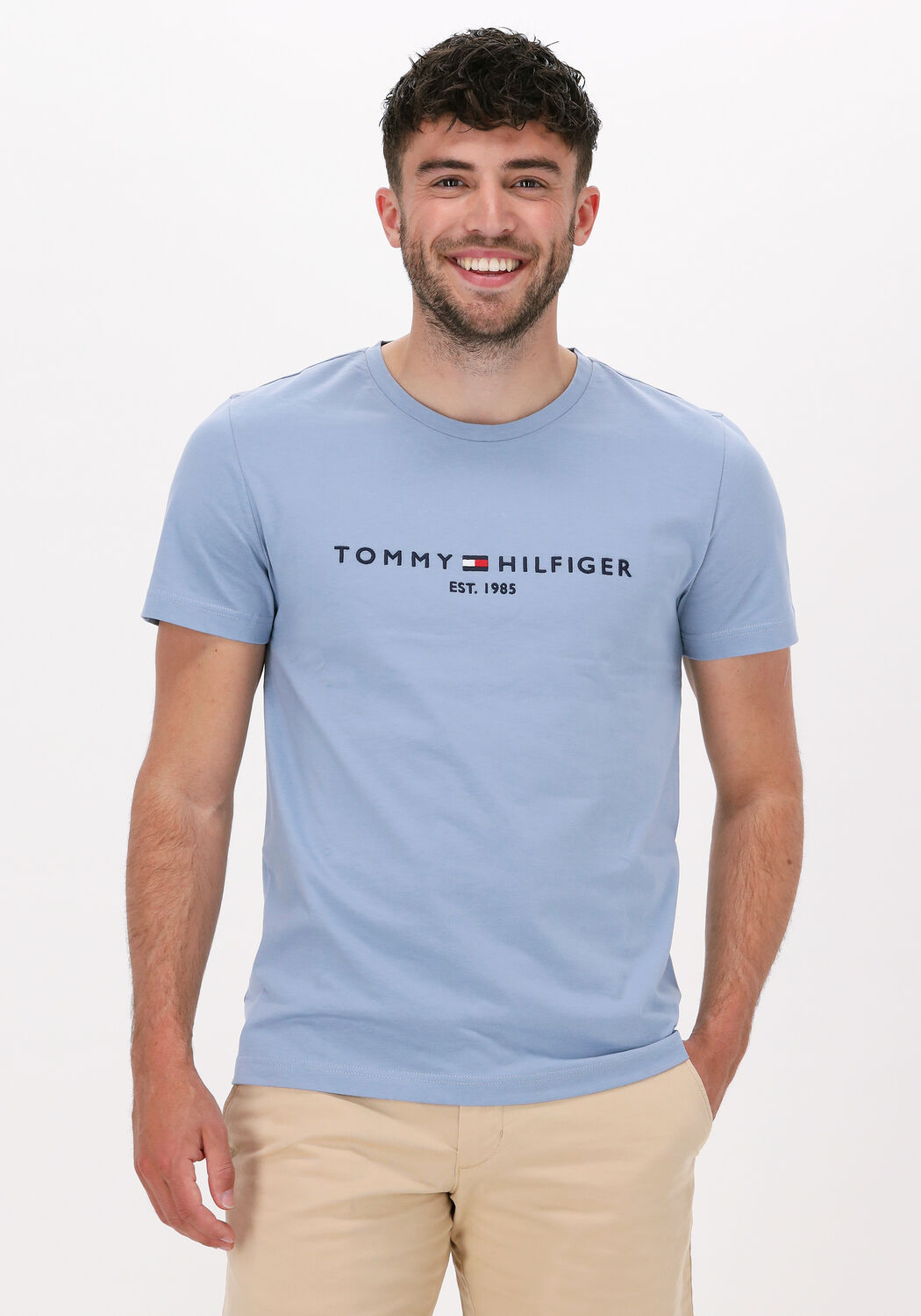 Tommy hilfiger cheap shirt blauw