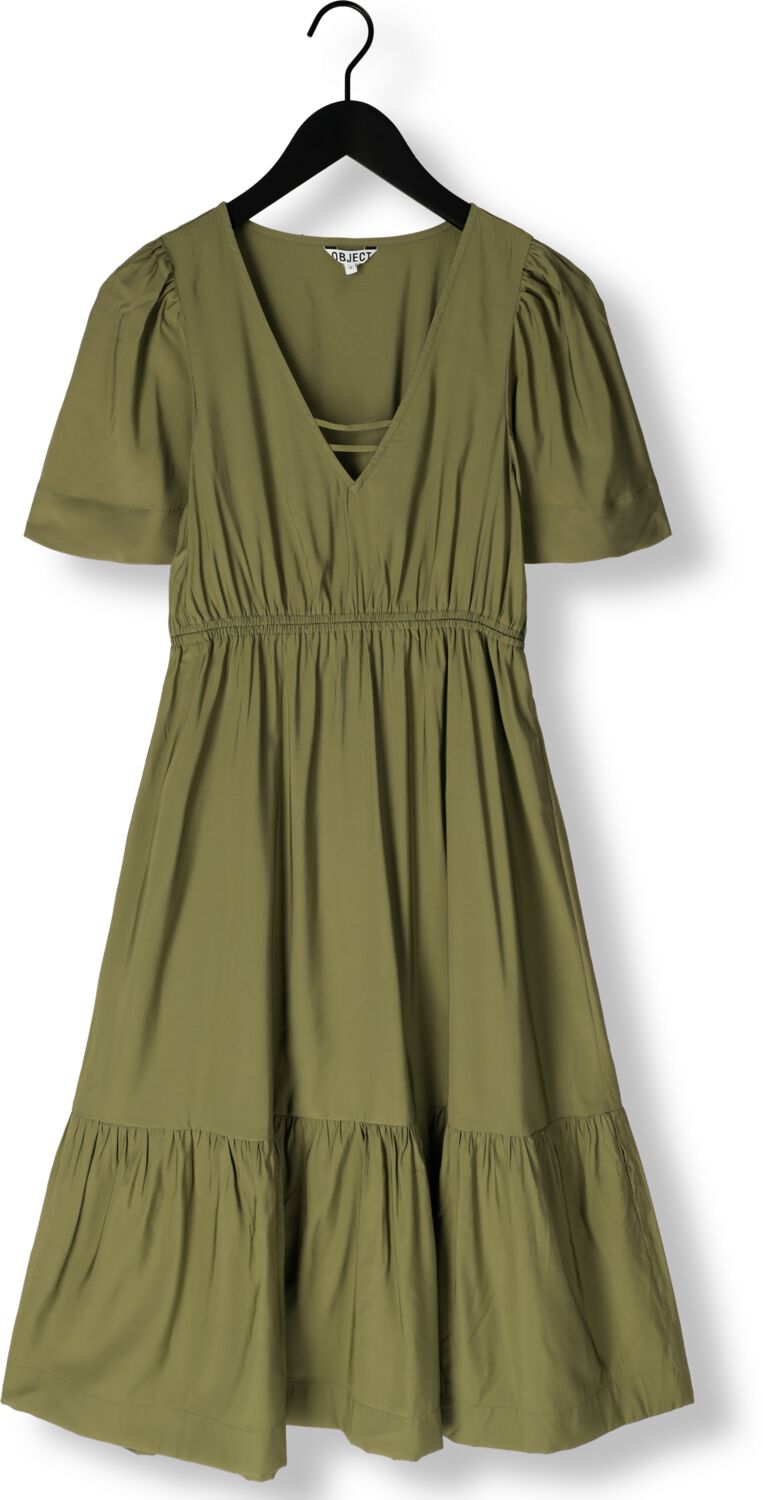 OBJECT Dames Jurken Objceline 2 4 Lo Dress 138 Groen
