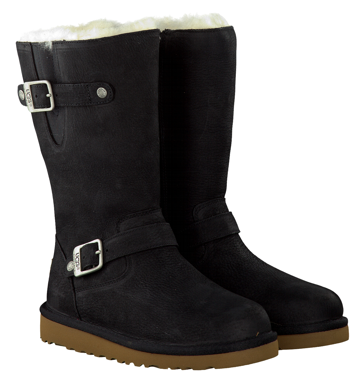 Zwarte UGG Vachtlaarzen KENSINGTON KIDS | Omoda Zwarte UGG Vachtlaarzen KENSINGTON KIDS | Omoda