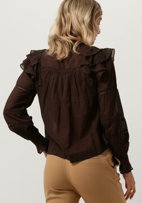 Bruine NEO NOIR Blouses SARNA S VOILE BLOUSE - large