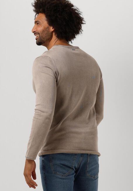 Zand PURE PATH Trui FLAT KNITTED SHIRT WITH SMALL LOGO ON CHEST - large