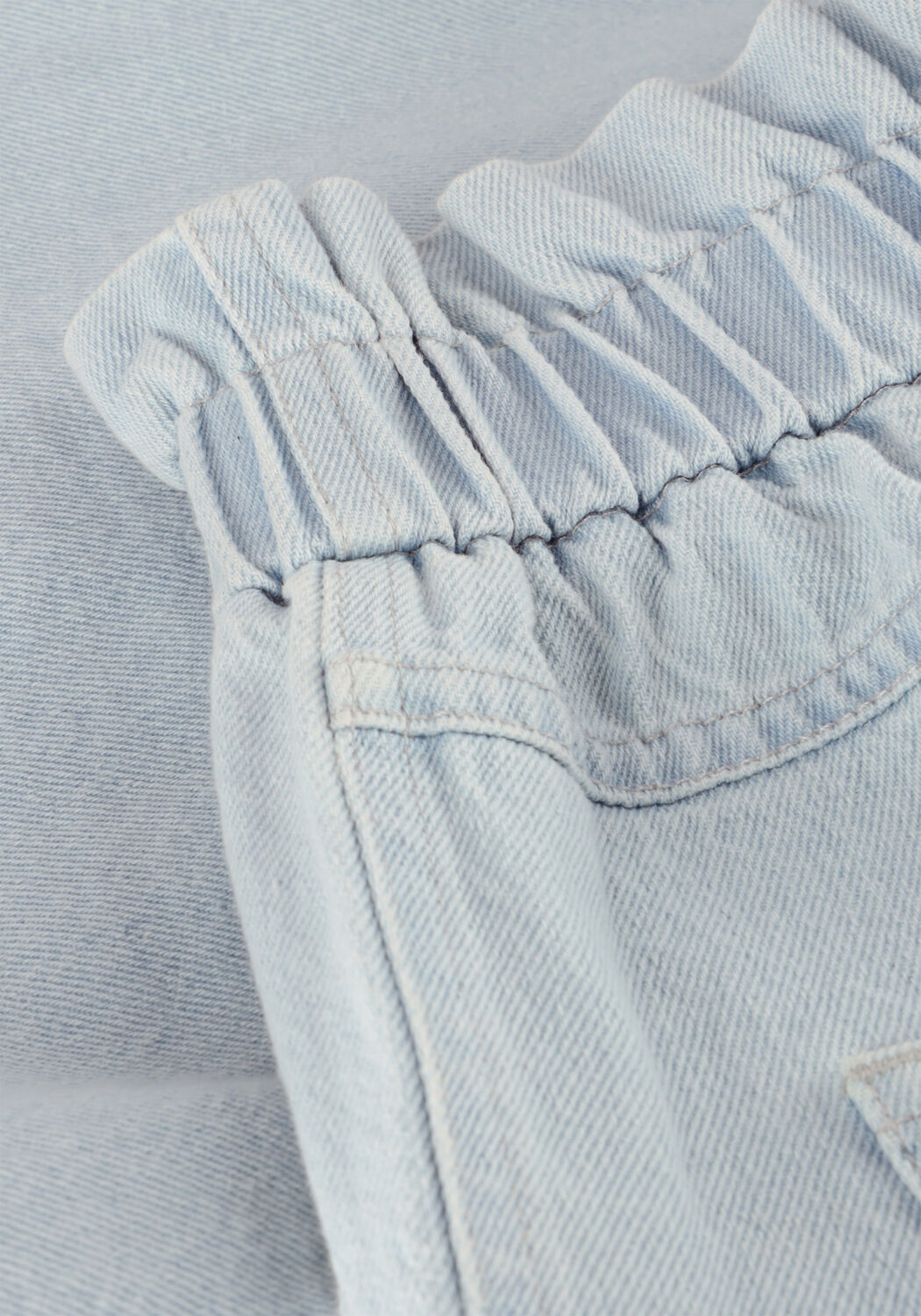 Blauwe BY-BAR Shorts LEON BLEECHED DENIM SHORT - large