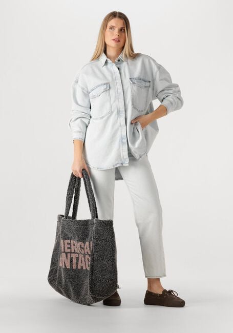 Lichtblauwe AMERICAN VINTAGE Blouses JOYBIRD-B - large