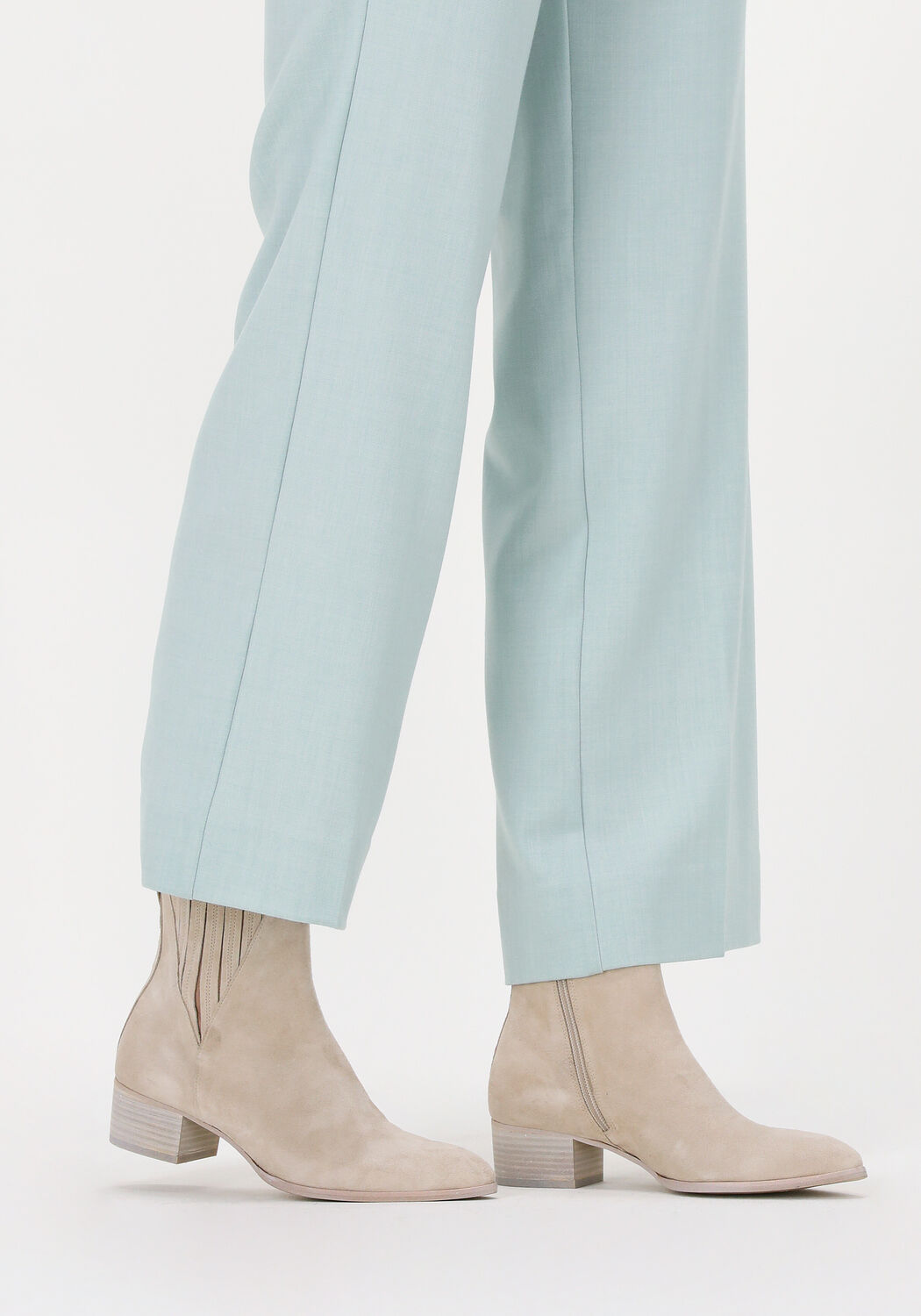 Beige PERTINI Enkellaarsjes 31459 | Omoda