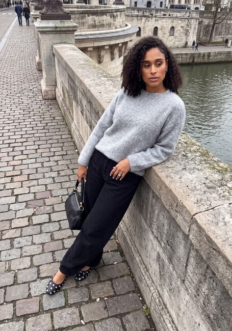 Grijze KNIT-TED Truien/vesten AMALIA PULLOVER - large