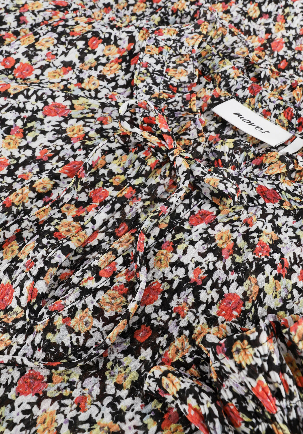 Zwarte MOVES Maxi jurk LAVISA 2468 - large