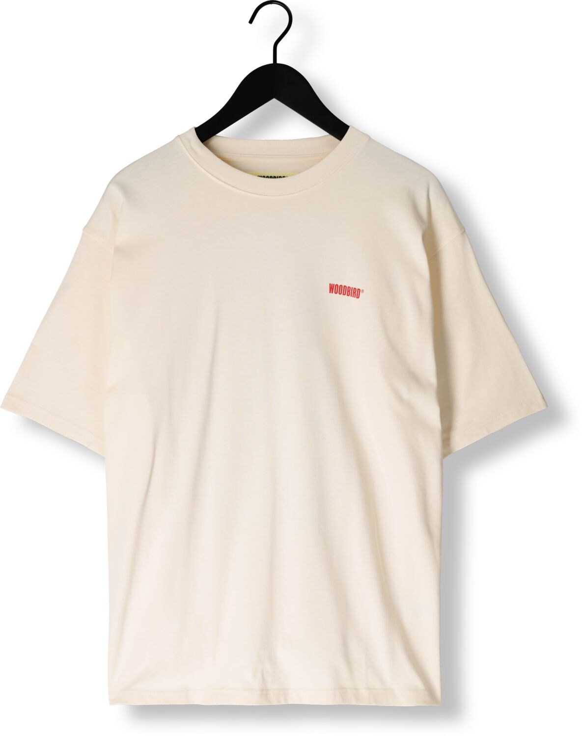 WOODBIRD Heren Polo's & T-shirts Wbbaine Dude Tee Ecru