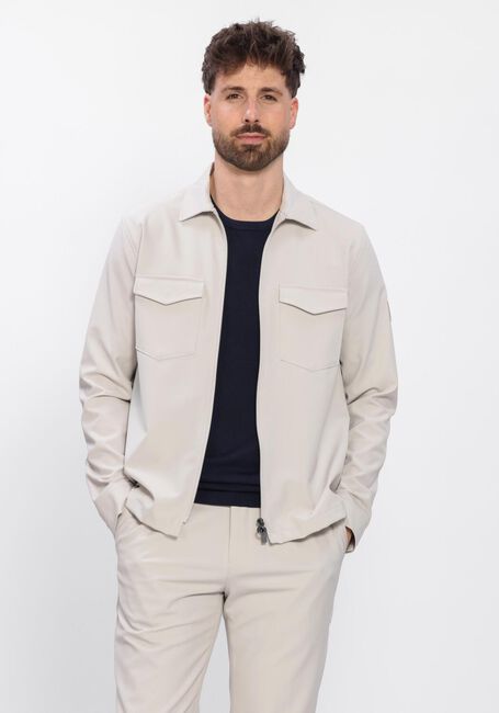 Beige BLUE INDUSTRY Overshirt BLUE INDUSTRY SHIRTJACKET - large