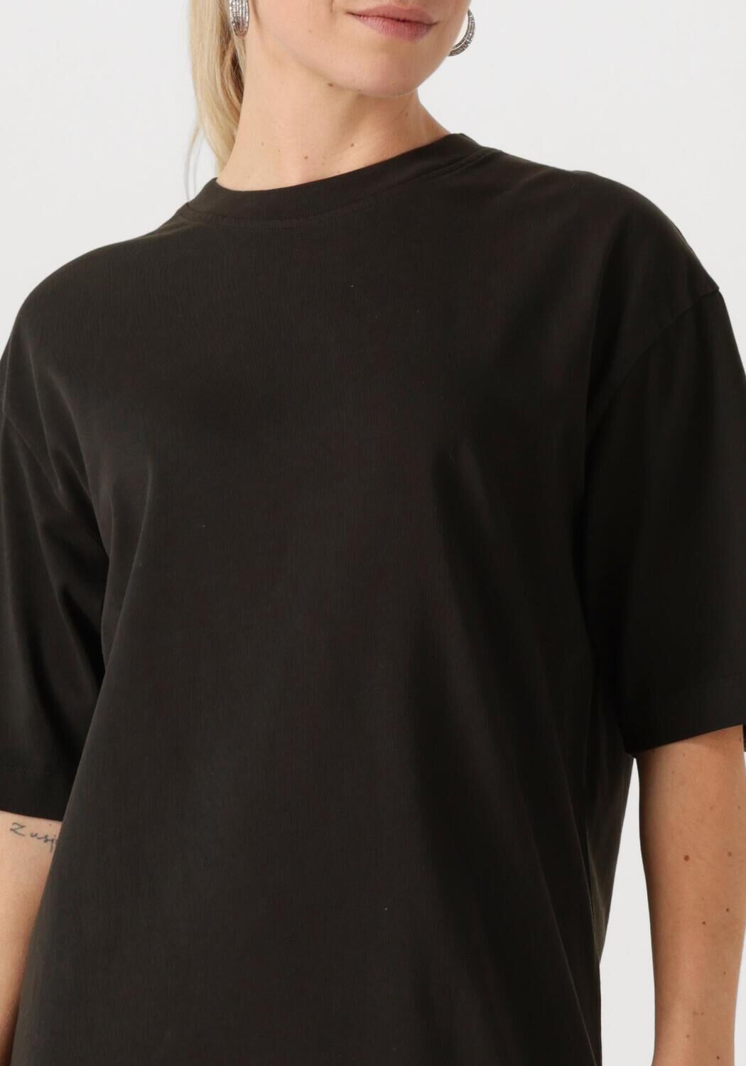 CATWALK JUNKIE Dames Jurken Tshirt Dress Midi Zwart