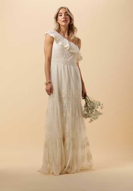 Gebroken wit Y.A.S. Bruidsmode YASFEELELOISE OS MIDI DRESS - CELEB Gebroken wit Y.A.S. Bruidsmode YASFEELELOISE OS MIDI DRESS - CELEB - large