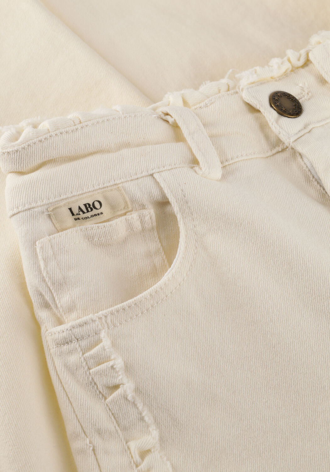 Gebroken wit Labo de Colores Wide jeans LES - large