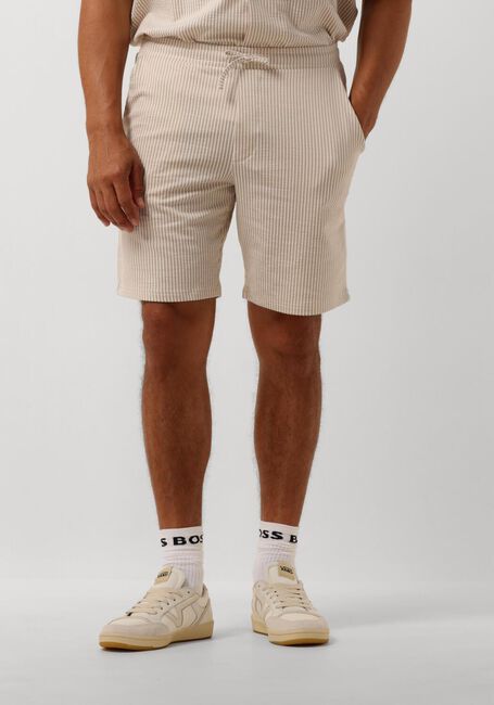 Taupe SELECTED HOMME Shorts SLHREGULAR-BEN SEERSUCKER JERSEY SHORTS - large