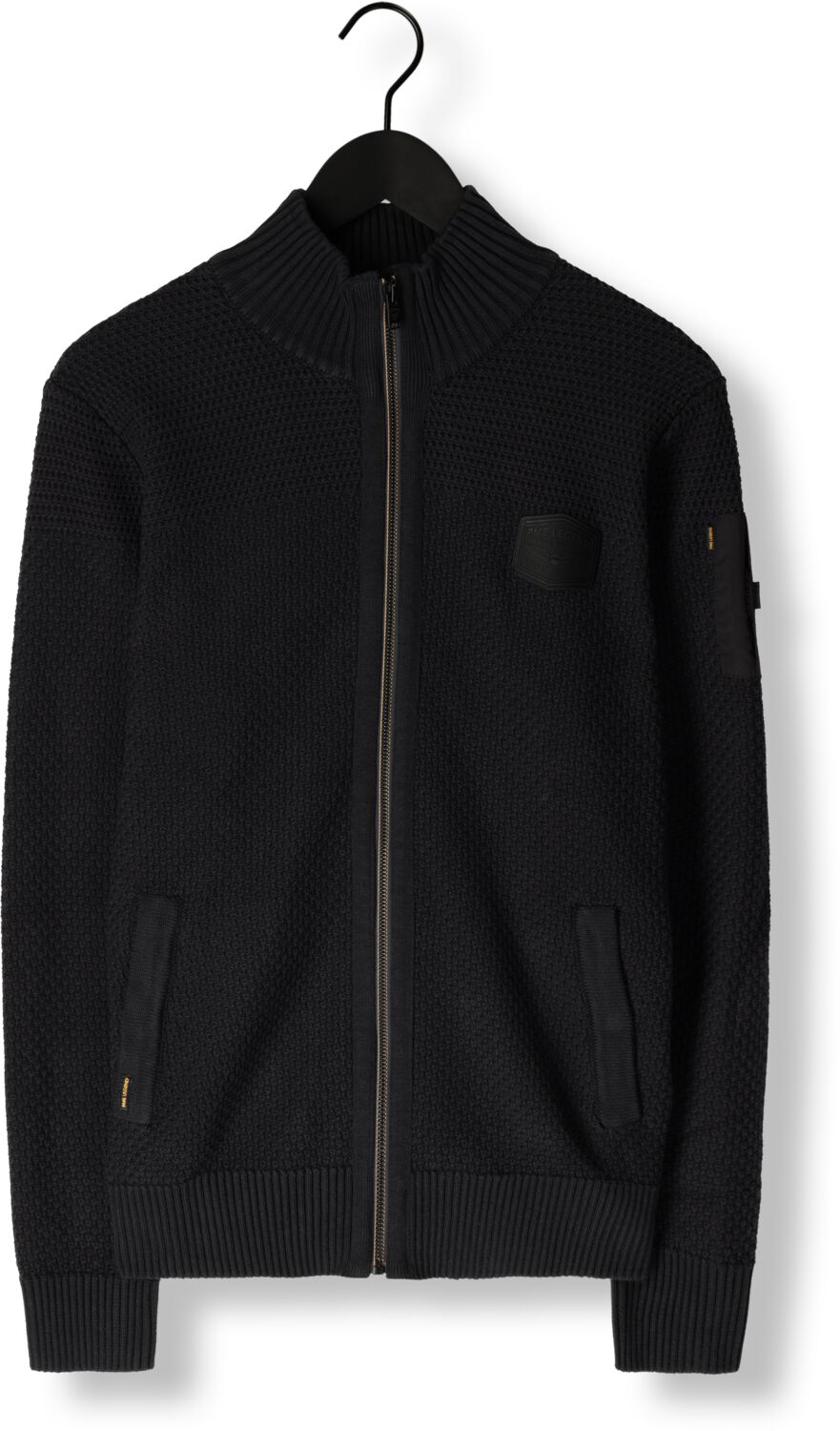 PME LEGEND Heren Truien & Vesten Zip Jacket Cotton Structure Zwart