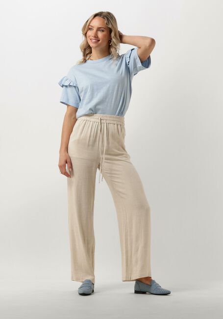 Blauwe SELECTED WOMEN T-shirt SLFRYLIE SS FLORENCE TEE - large