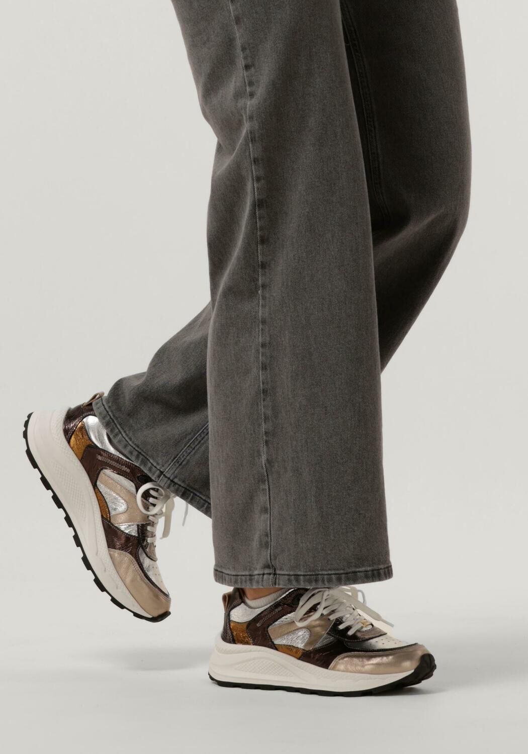 Zilveren FRED DE LA BRETONIERE Lage sneakers HAZEL LOW - large