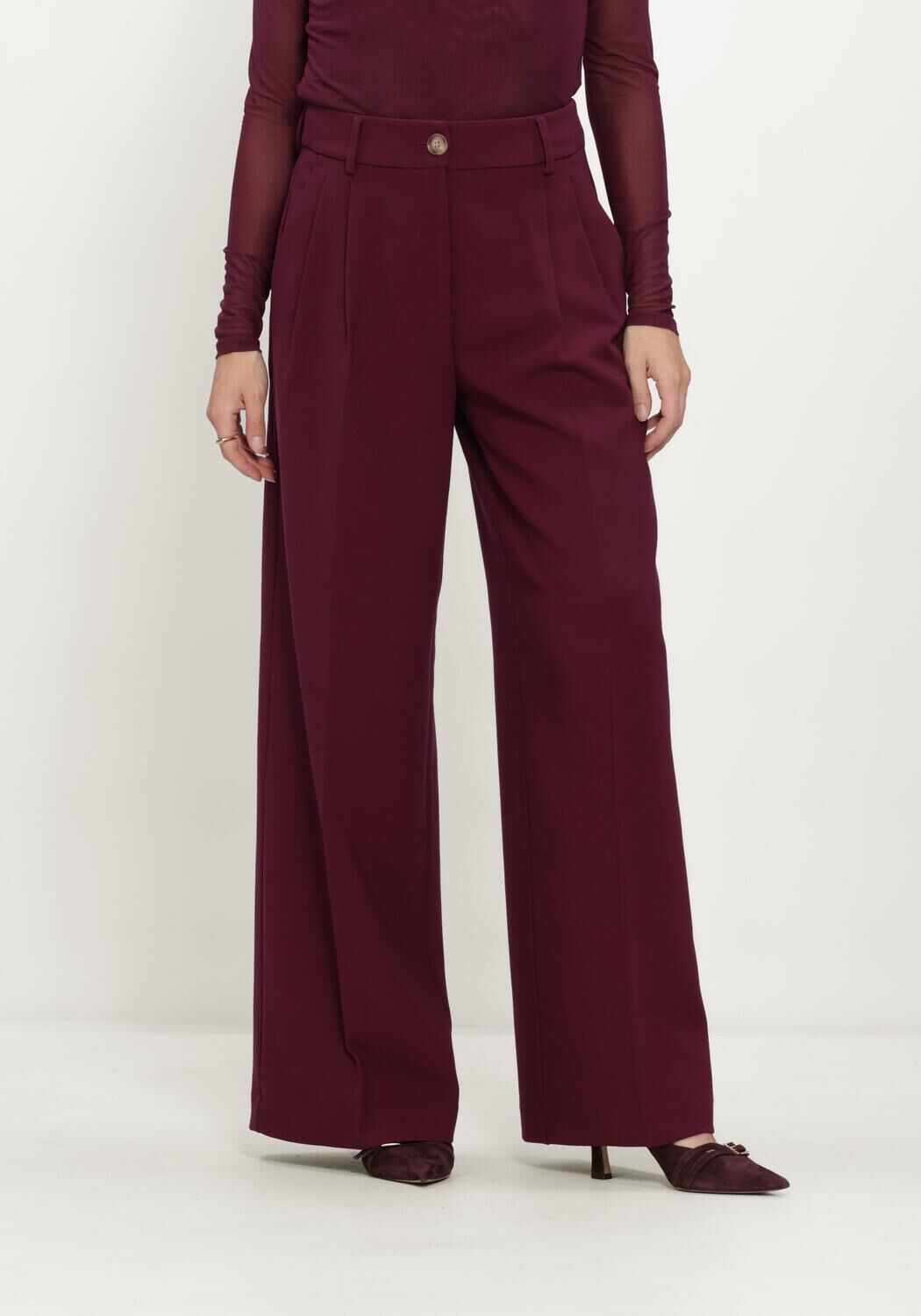Bordeaux LINA LOCCHI Pantalon LL-BETSY - large