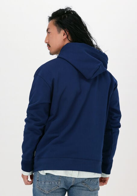 Donkerblauwe SCOTCH & SODA Sweater HOODED SWEATSHIRT IN ORGANIC C - large