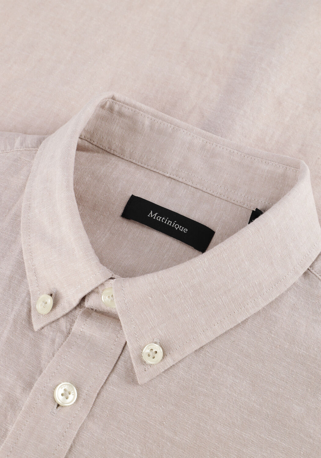 Zand MATINIQUE Casual overhemd MATROSTOL BD SS - large