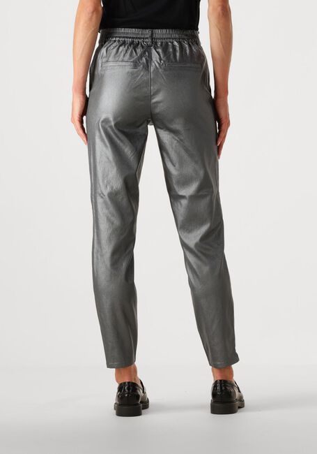Grijze OBJECT Pantalon OBJBELLE LISA COATED PANT - large